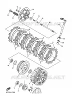 STARTMOTOR KOPPELINGS voor Yamaha WR250X 2009