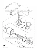 STARTMOTOR voor Yamaha WR250X 2009