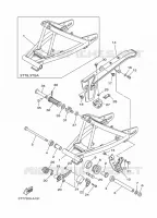 ACHTERBRUG voor Yamaha DT125 2009