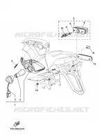 ACHTERLICHT voor Yamaha MT03 2009
