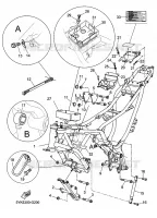 FRAME voor Yamaha MT03 2009