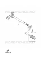 SCHAKEL STANG / PEDAAL voor Yamaha MT03 2009