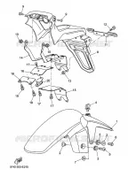 SPATBORD voor Yamaha MT03 2009