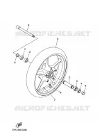 VOORWIEL voor Yamaha MT03 2009