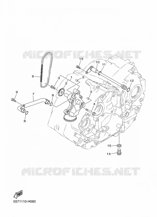 OLIEPOMP Yamaha MOTO 950 2009 MIDNIGHT STAR  XVS950A