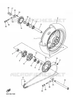 ACHTERWIEL voor Yamaha FZ1NA 2009