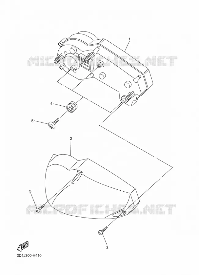 TELLERSET Yamaha MOTO 1000 2009 FZ1 ABS  FZ1-NA FAZER