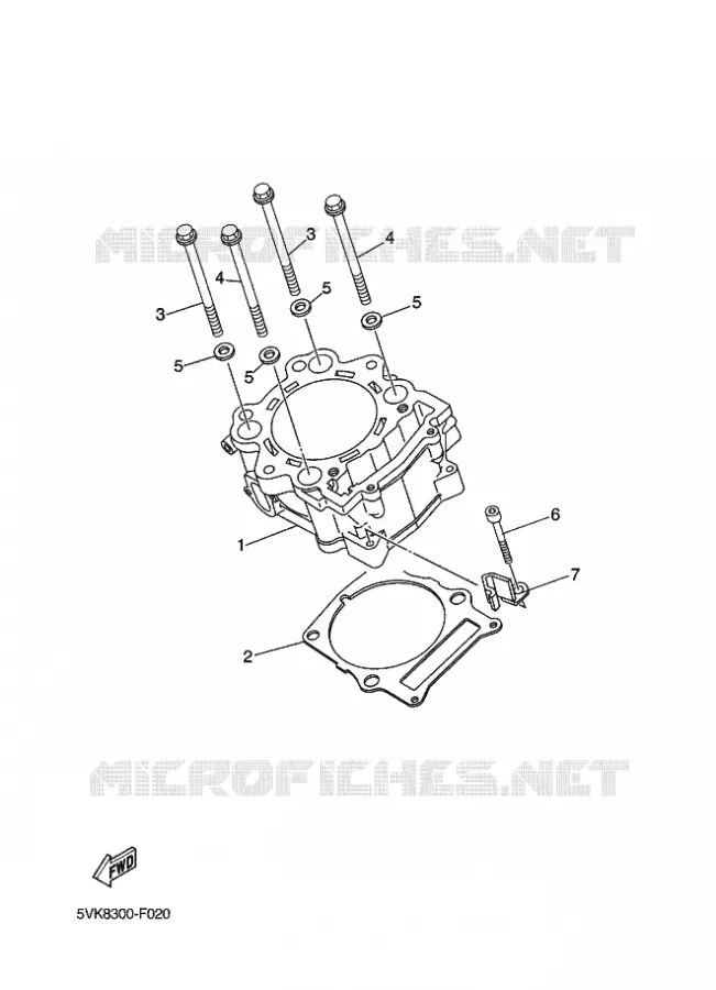 CILINDER Yamaha MOTO 660 2009 XTX  XT660X