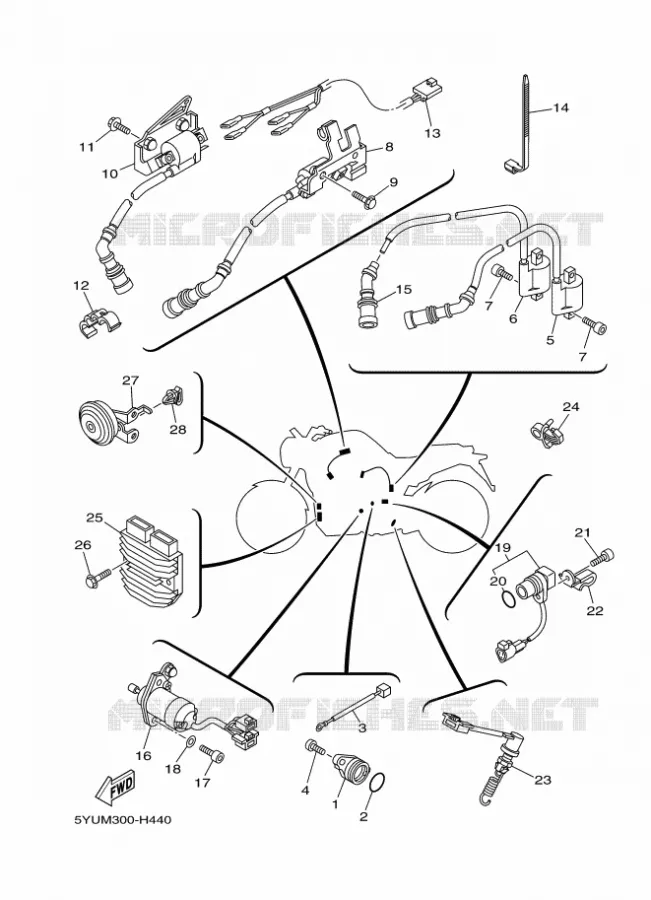 ELECTRISCH 1 Yamaha MOTO 1700 2009 MT01  MT01S