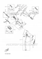 STANDAARD / VOETSTEUN voor Yamaha DT50RSM 2009