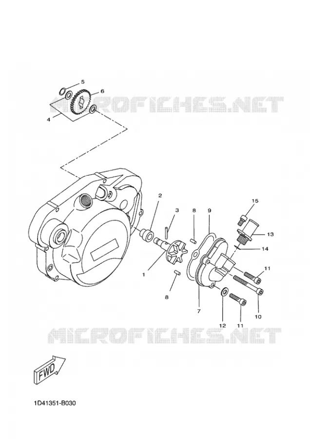 WATERPOMP / SLANGEN Yamaha MOTO 50 2009 X-LIMIT  DT50RSM