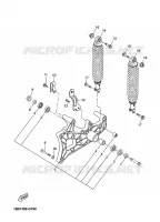 ACHTERBRUG / SCHOKBREKER voor Yamaha YP125R 2009