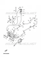 RADIATEUR / SLANG voor Yamaha YP125R 2009