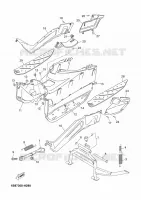 STANDAARD / VOETSTEUN voor Yamaha YP125R 2009