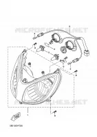 KOPLAMP voor Yamaha VP250 2009