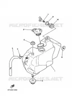 OLIE RESERVOIR voor Yamaha DT125 2009
