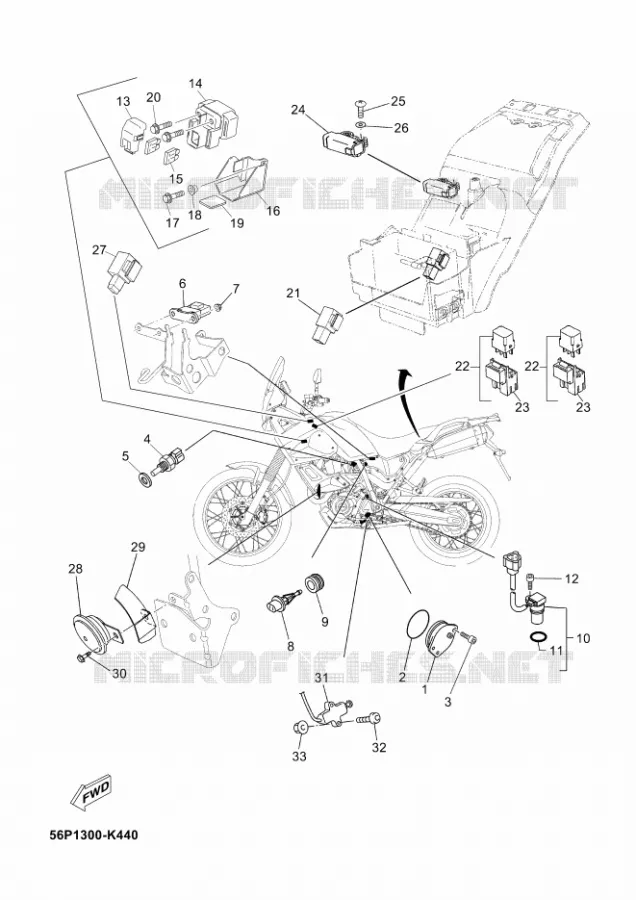 ELECTRISCH 2 Yamaha MOTO 660 2013 TENERE ABS  XT660ZA