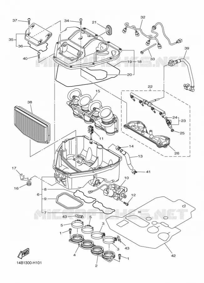INLAAT Yamaha MOTO 1000 2009 R1  YZF-R1 R1