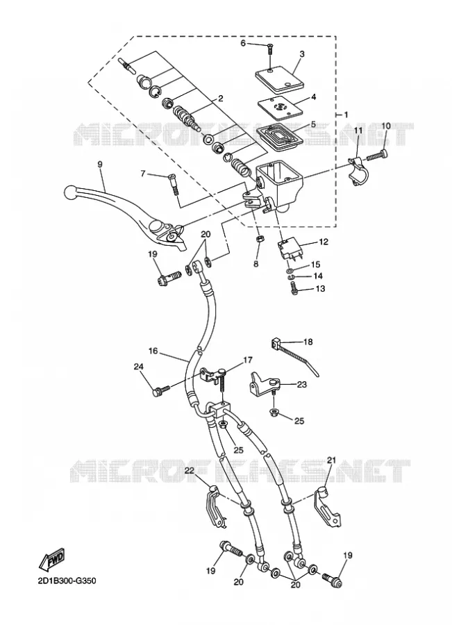 REMPOMP VOOR Yamaha MOTO 1000 2009 FZ1  FZ1-N FAZER