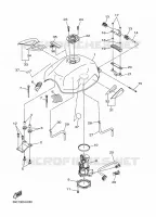 BENZINE TANK voor Yamaha DIVERSION 600 2009