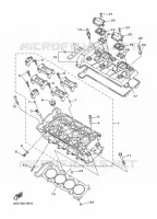 CILINDERKOP voor Yamaha DIVERSION 600 2009