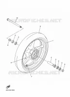 VOORWIEL voor Yamaha DIVERSION 600 2009