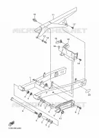 ACHTERBRUG voor Yamaha DIVERSION 600 ABS 2009