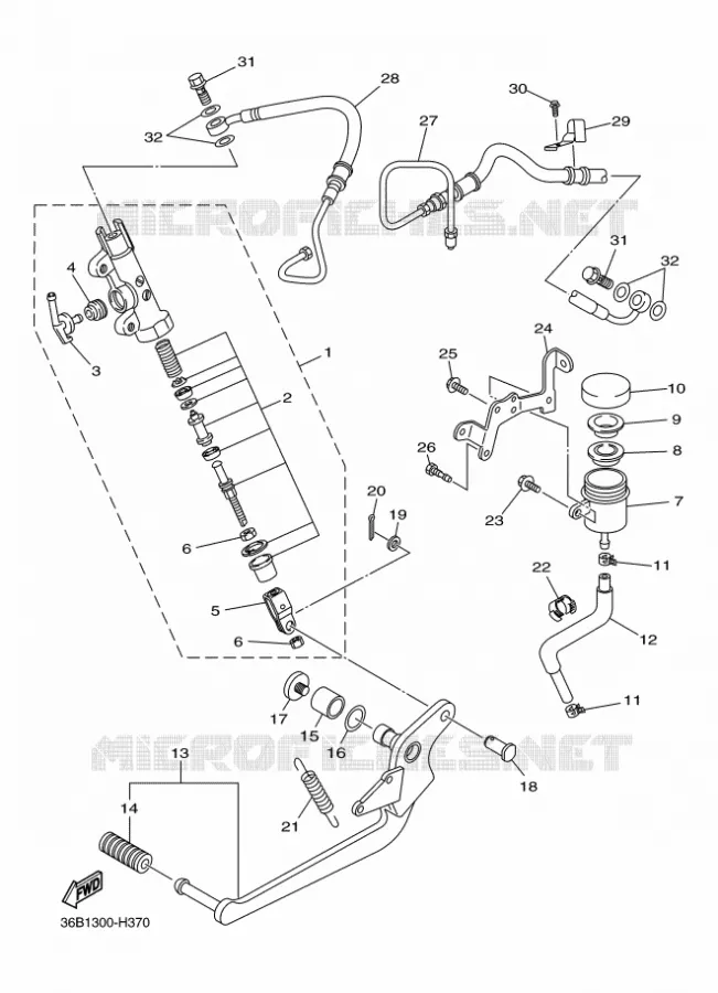 REMPOMP ACHTER Yamaha MOTO 600 2009 XJ6  XJ6SA DIVERSION