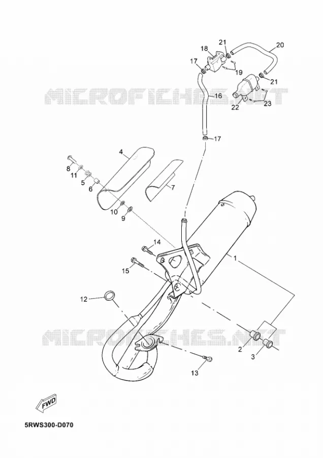 UITLAAT Yamaha SCOOTER 50 2009 MACH  CS50 MACH G AIR