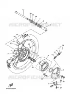 VOORWIEL voor Yamaha DT125 2009
