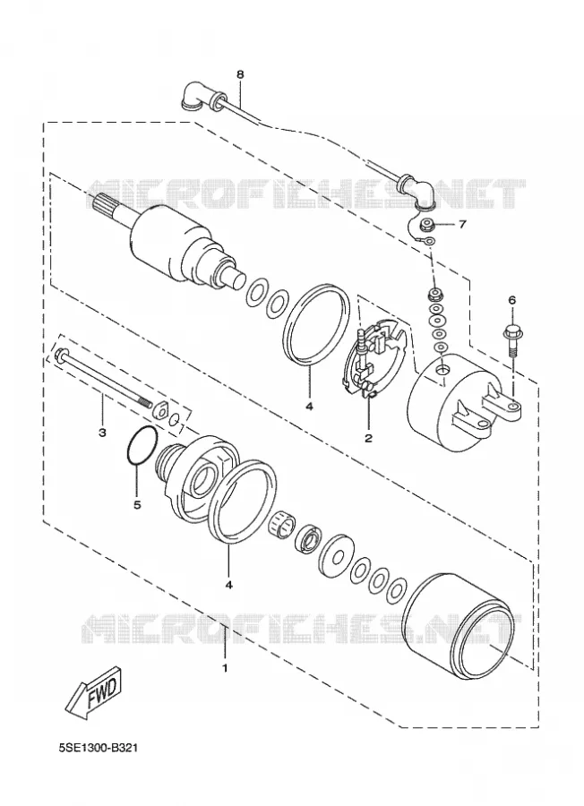 STARTMOTOR Yamaha SCOOTER 250 2009 XCITY  VP250 XCITY