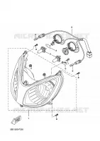 KOPLAMP voor Yamaha VP125 2009