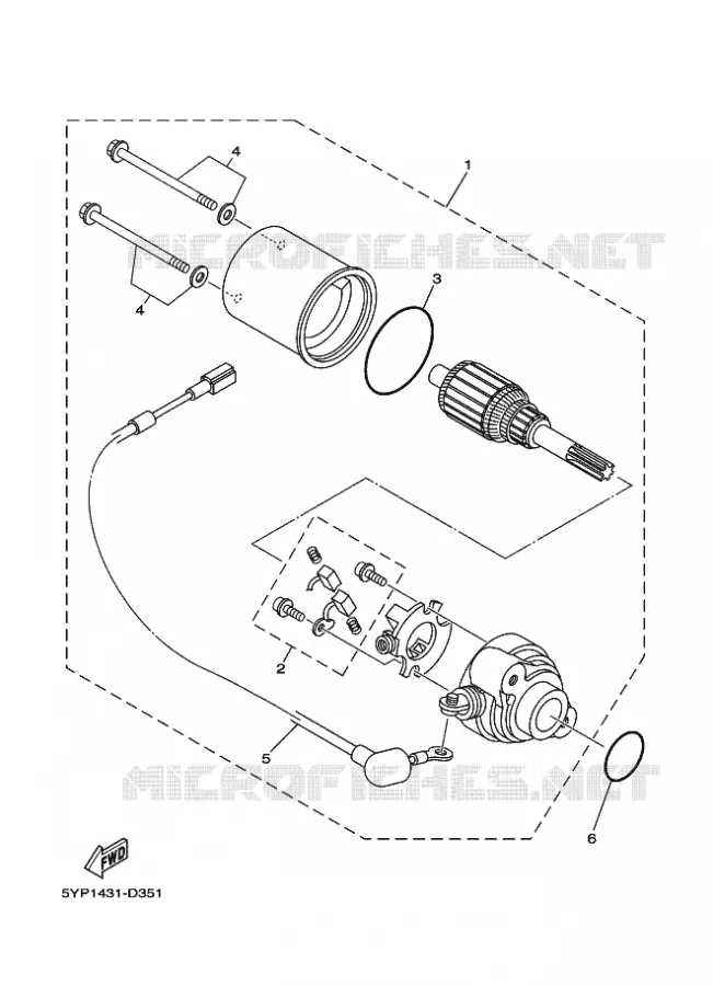 STARTMOTOR Yamaha SCOOTER 135 2009 CRYPTON  T135FI
