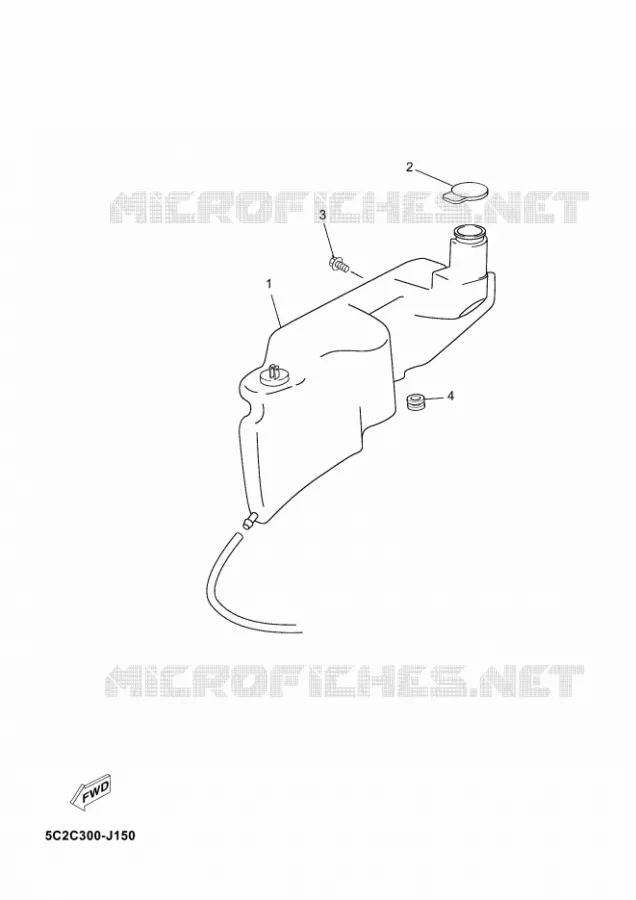 OLIE RESERVOIR Yamaha SCOOTER 50 2013 NEOS EASY  YN50E