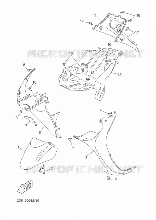 SPATBORD Yamaha SCOOTER 50 2013 NEOS EASY  YN50E