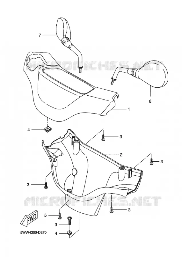 KAP 1 Yamaha SCOOTER 50 2009 BOOSTER  CW50 BW'S