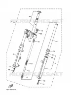 VOORVORK voor Yamaha CRYPTON 135 X 2009