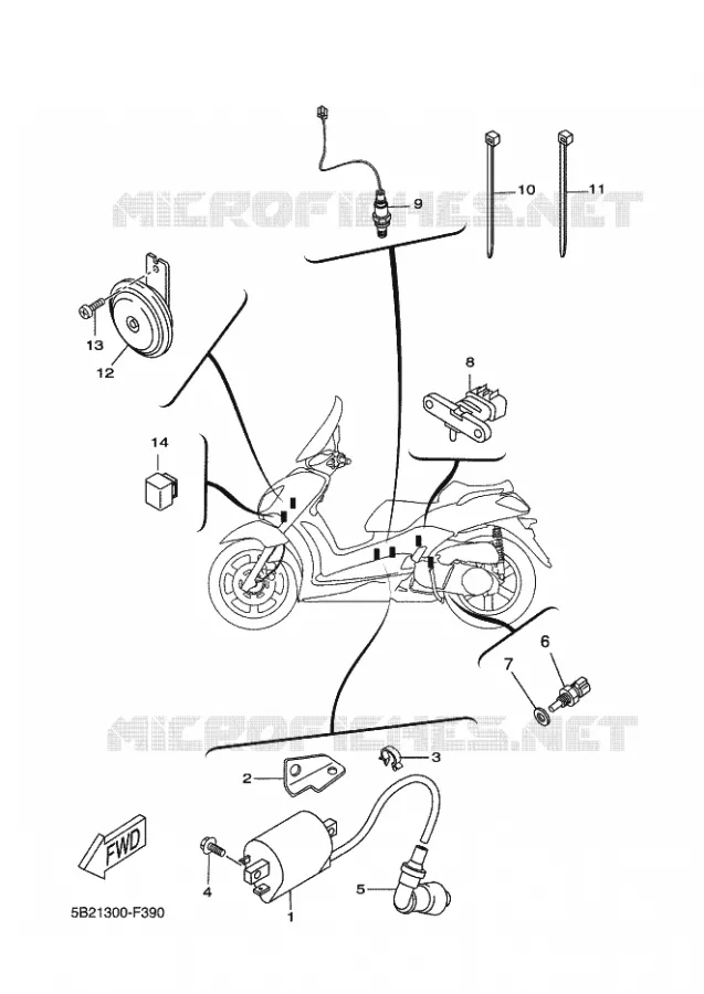 ELECTRISCH 2 Yamaha SCOOTER 250 2009 XCITY  VP250 XCITY