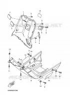 BEENSCHERM voor Yamaha BOOSTER SPIRIT 2010