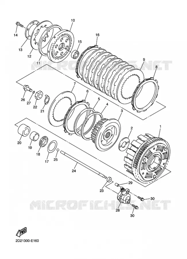 STARTMOTOR KOPPELINGS Yamaha MOTO 1300 2010 FJR AS  FJR1300AS