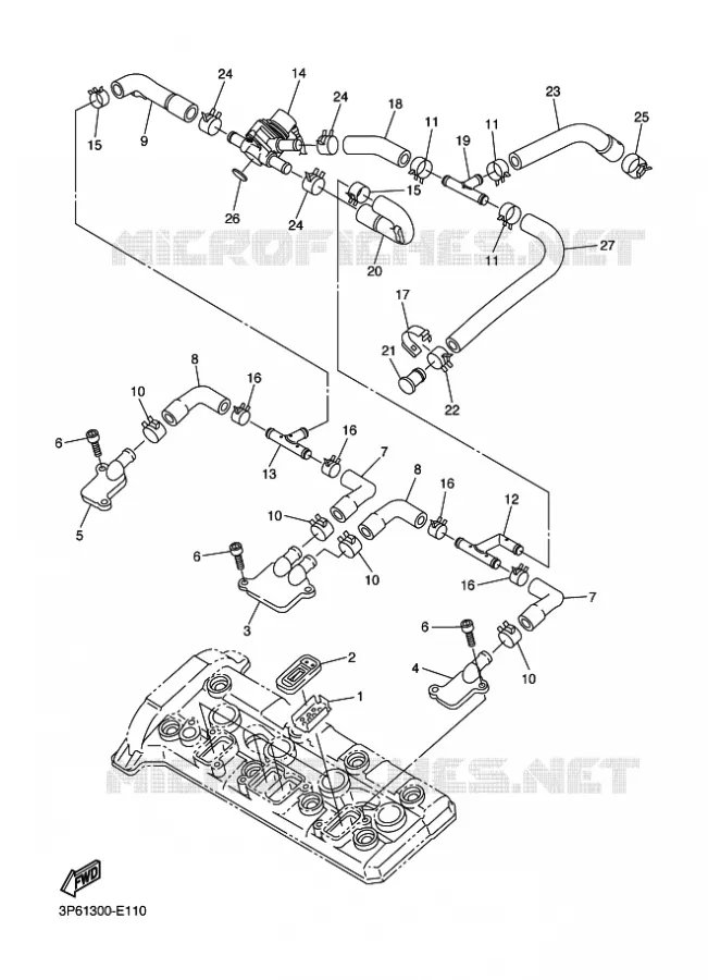 AIR INDUCTION SYSTEM AIS Yamaha MOTO 1300 2010 FJR AS  FJR1300AS