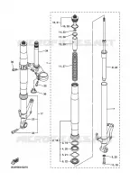 VOORVORK voor Yamaha FZ1 N 2010