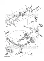 KOPLAMP voor Yamaha TDM 900 2010