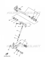 SCHAKEL STANG / PEDAAL voor Yamaha TDM 900 2010