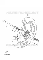 VOORWIEL voor Yamaha TDM 900 2010