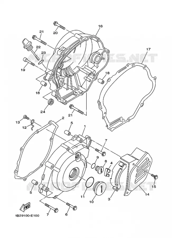 DEKSEL - MOTOR 1 Yamaha MOTO 125 2010 TTR  TT-R125LW