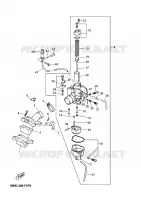 CARBURATEUR  voor Yamaha TZR50 2010