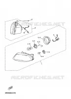 KOPLAMP voor Yamaha TZR50 2010
