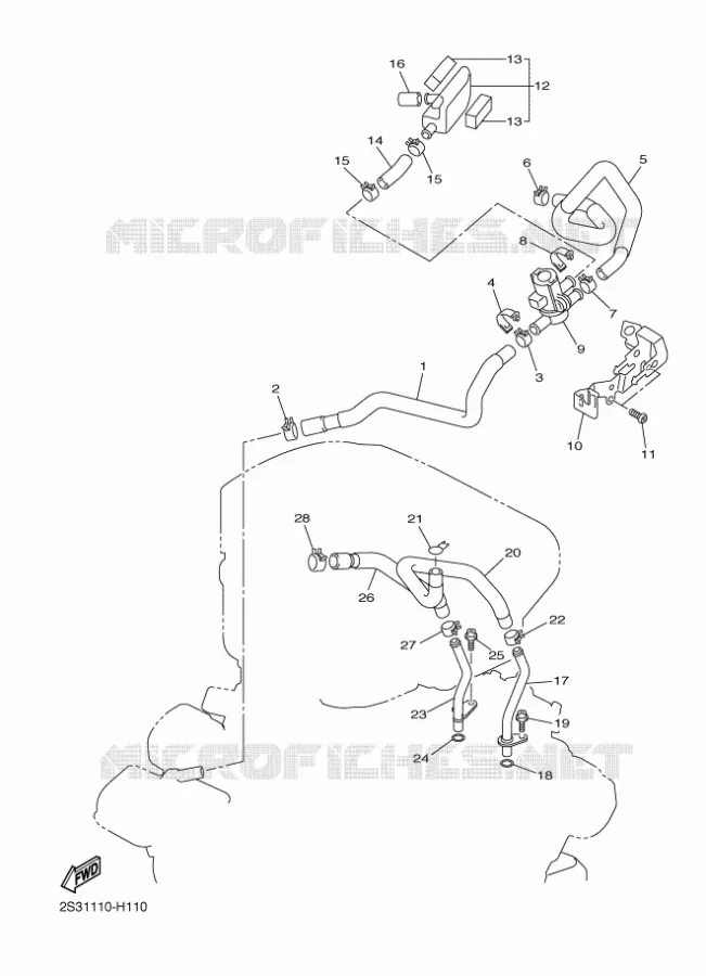 AIR INDUCTION SYSTEM AIS Yamaha MOTO 1700 2010 VMAX  VMX17
