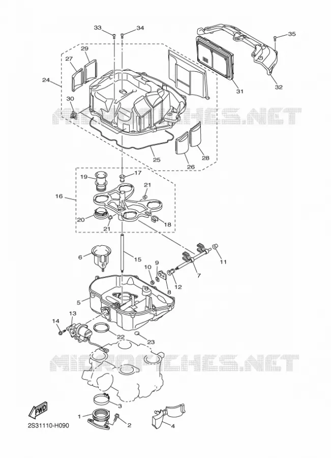 INLAAT Yamaha MOTO 1700 2010 VMAX  VMX17